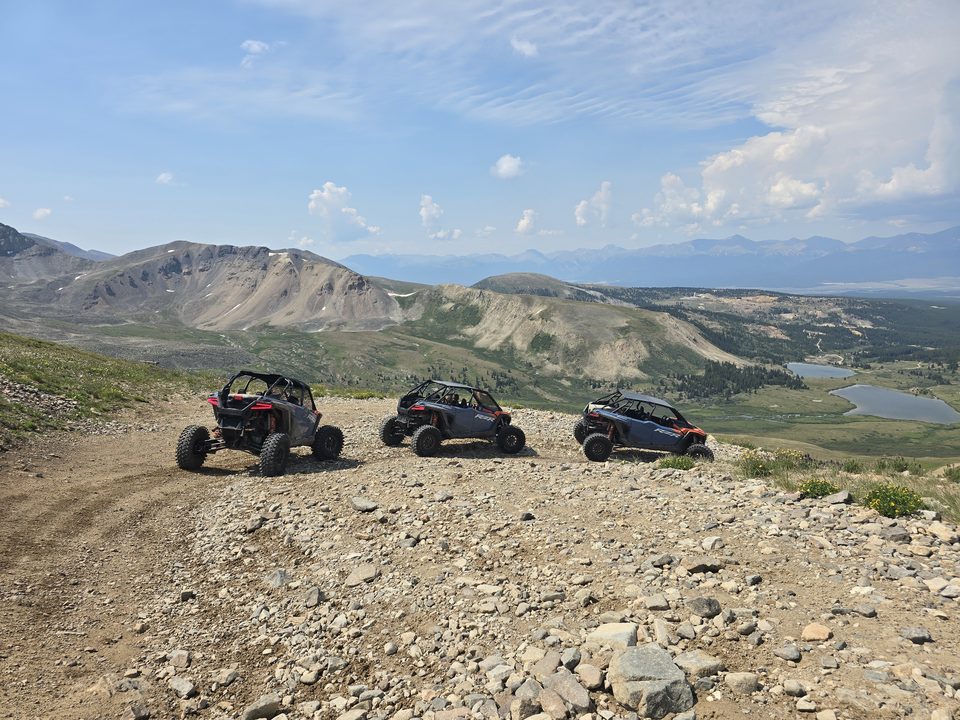 Snowmobile and UTV country around Leadville